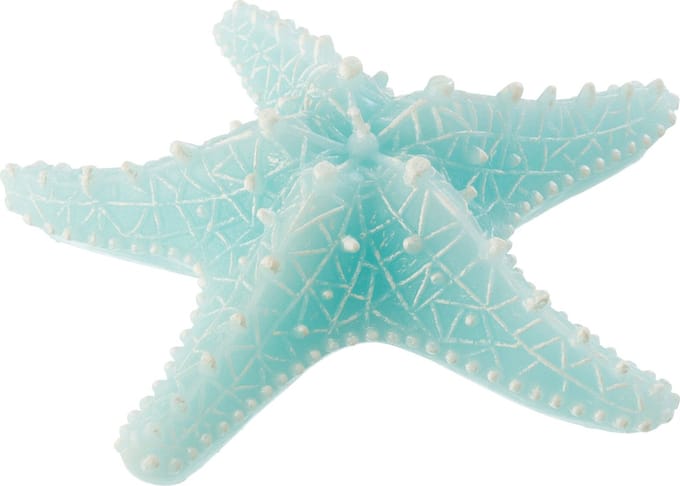 J-Line kaars Zeester - azuur - large - 3U