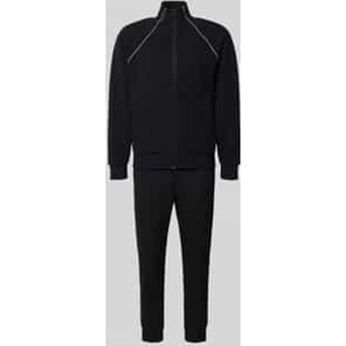 Regular fit sweatpak van katoenmix, model 'TRACKSUIT SET'