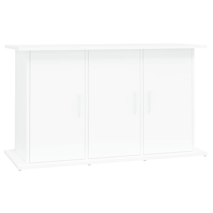 vidaXL - Aquariumstandaard - 101x41x58 - cm - bewerkt - hout - wit