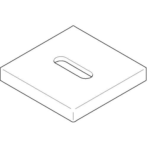 Dornbracht rosette for MEM basin mixer 092778034-00