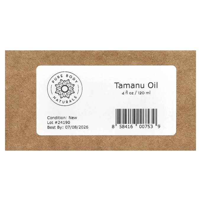 Tamanu Overnight Miracle Oil, 120 ml(4 fl oz) gray