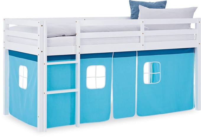 Homestyle4u Hoogslaper - 90x200 cm - Blauw