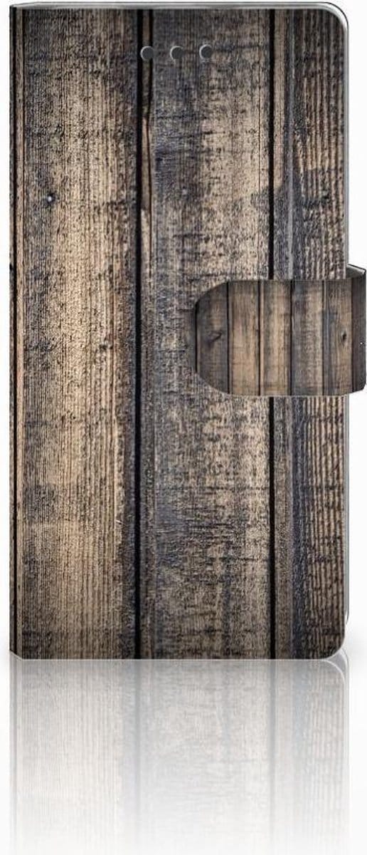 Huawei Ascend P8 Lite Book Style Case Steigerhout
