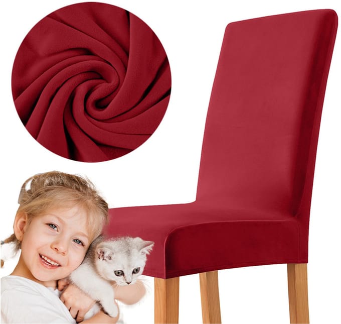 Meble odNowa - Plusz Stoelhoes - Velvet Rood