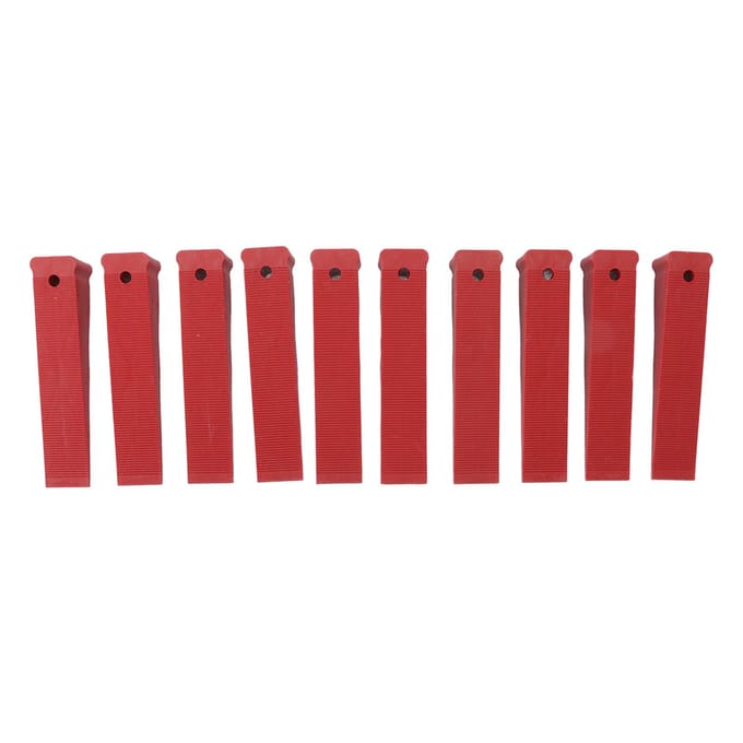 10 Pièces Butées de Porte Légères Compactes Réutilisables Coussin de Mise à Niveau Cale d'Installation Porte Fenêtre