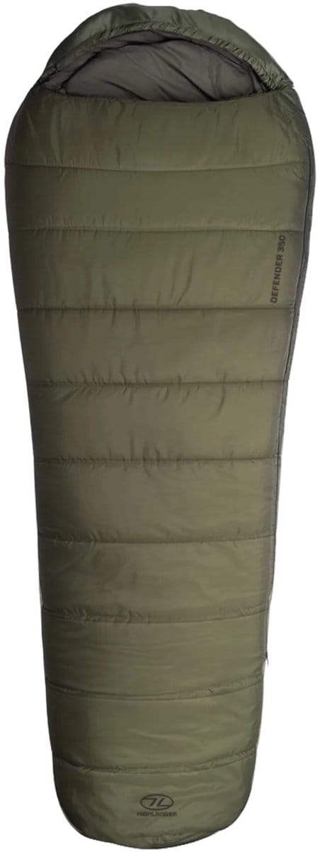 Highlander Forces mummyslaapzak Defender 350 1°C - Groen