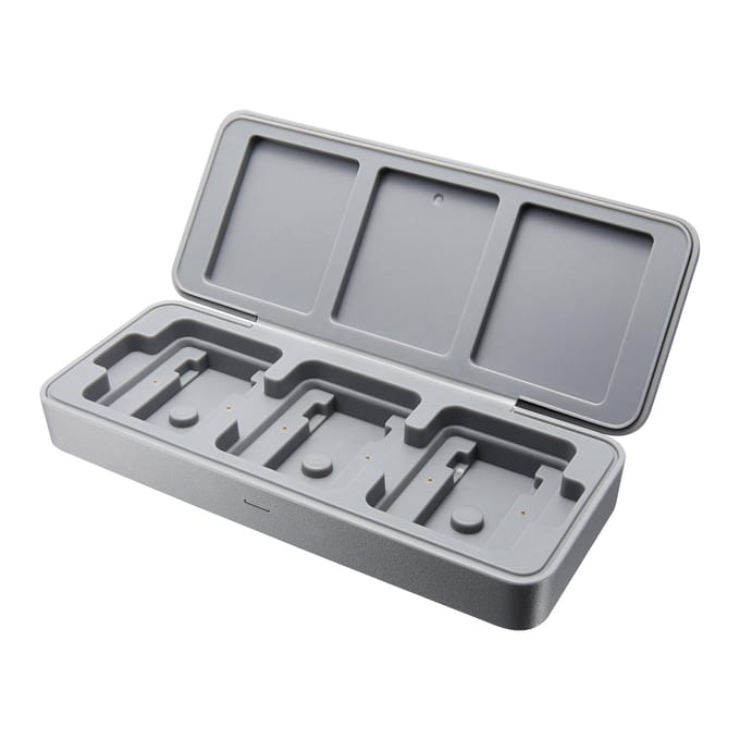 Godox MoveLink ML-C3 Oplaadcase Draadloos Microfoonsysteem Oplader Oplaaddoos met 3 Sleuven voor grijs