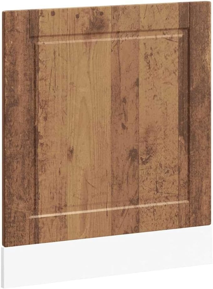 Vaatwaspaneel - Vaatwasser front - Keuken interieur - Oude houtstijl - 60x67 cm - Oud hout