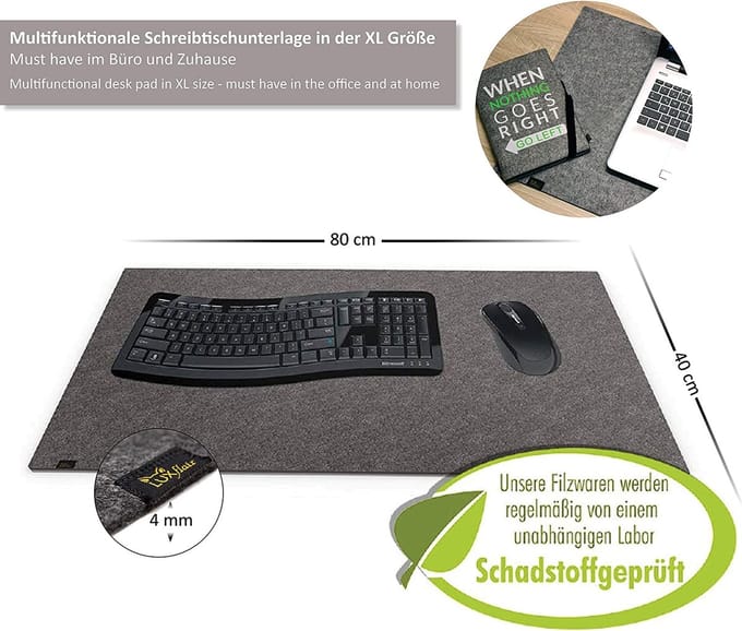 Bureau onderlegger - Professionele Bureau Onderlegger - Bureaumat - Anti-Slip