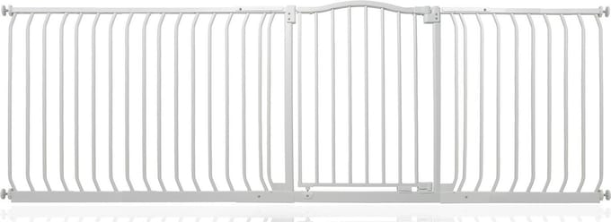 Safetots Klemhekje met Gebogen Bovenkant, 225cm - 234cm, Mat Wit