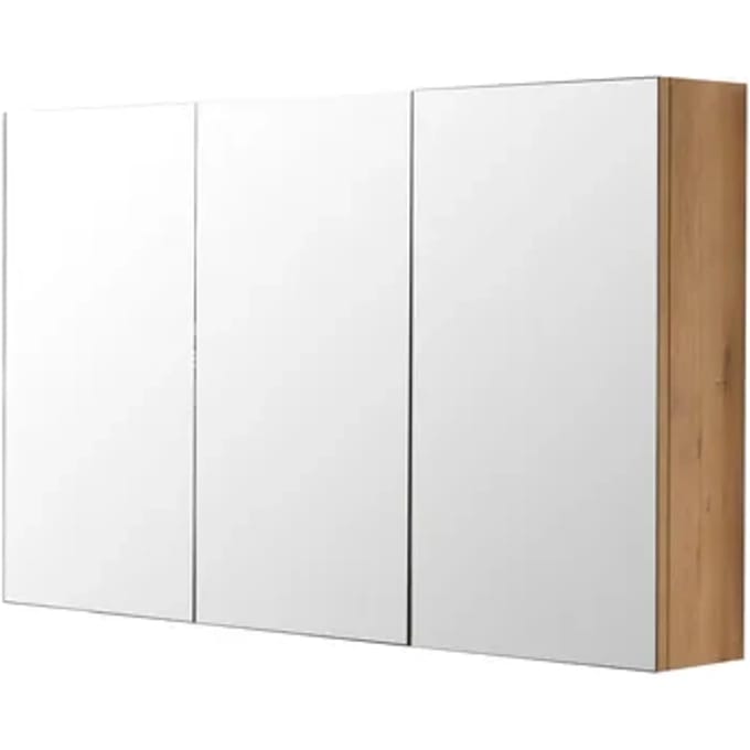 Aquazuro Spiegelkast Napoli 120cm Naturel Eiken