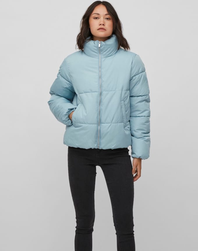 VILA VITATE L/S SHORT PUFFER JACKET - NOOS Dames Jas - Maat 34