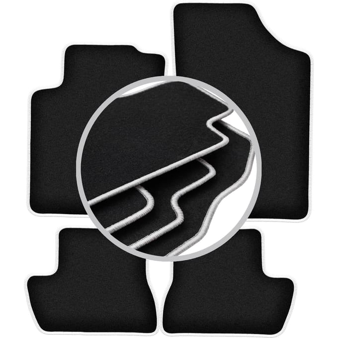 CARLUX-SILVER automatten voor: Citroen C2 hatchback (2003-2009)