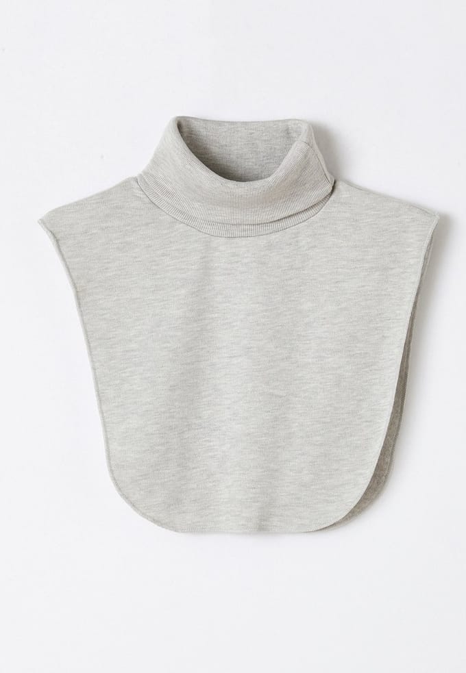 Damart - Halswarmer geborstelde fleece Thermolactyl - Dames - Grijs - Eén maat