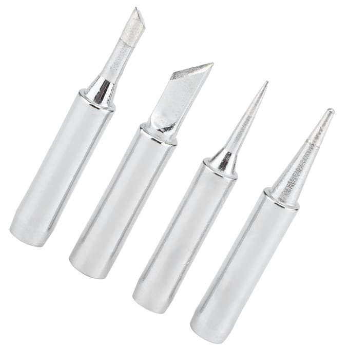 4 Stuks Soldeerbout Tips Koper Soldeer Station Constante Temperatuur Lashoofd 936 Zilver