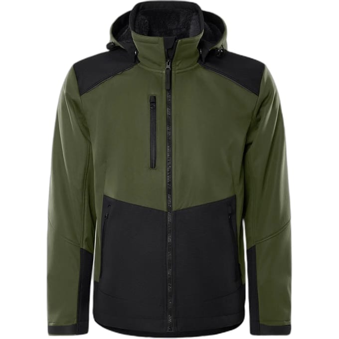 Fristads Softshell Winterjack 4060 Cfj - Legergroen/zwart - S