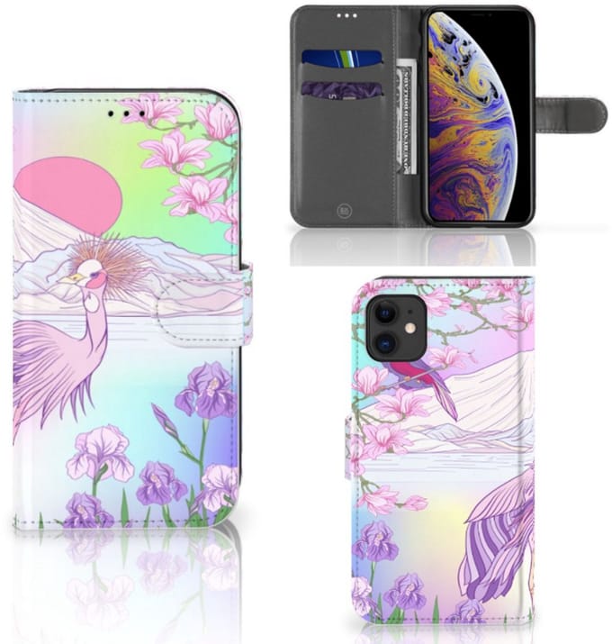 Apple iPhone 11 Telefoonhoesje met Pasjes Bird