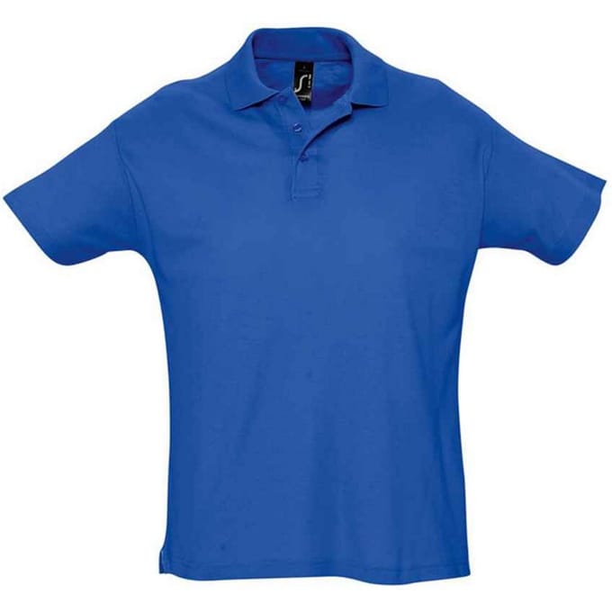 SOLS Heren Zomer II Poloshirt (Koningsblauw)
