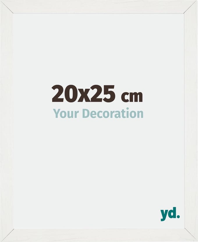 Your Decoration - Fotolijst 20x25 cm - MDF - Wit Geveegd - Mura