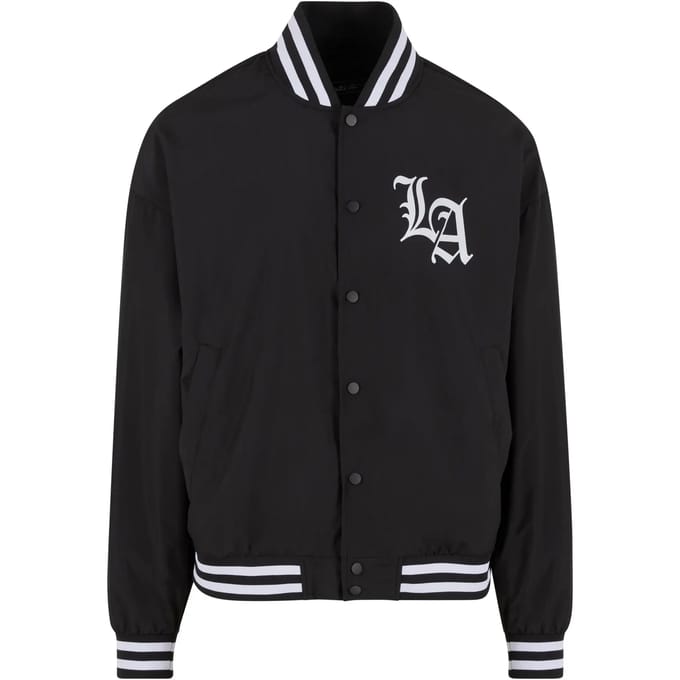 Mister Tee - Los Angeles Arc Light College jacket - S - Zwart