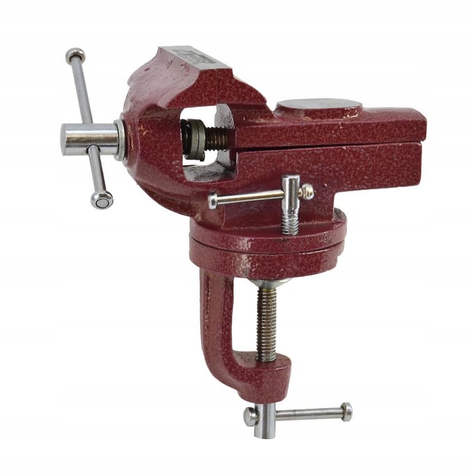 AWTOOLS Draaibare werkbank met aambeeld 70 mm