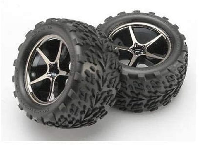 Gemini Banden en Wielen voor Modelauto's - Zwart/Chroom