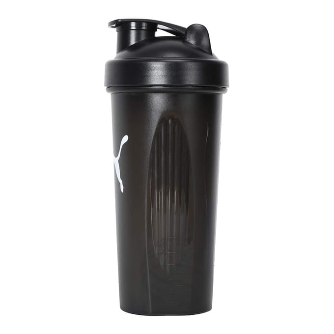 Puma Shakerfles 600 ml met logo (Zwart)