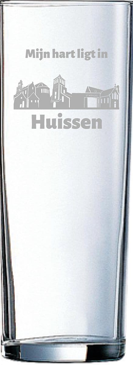 Gegraveerde longdrinkglas 31cl Huissen