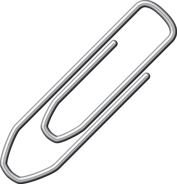 Alco paperclips - 26mm - hoekig - 100 stuks in doos - AL-215