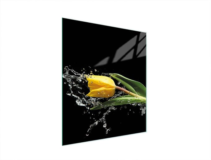 TMK ArtDeko - Snijplank - 45x52 cm - Tulpen - Glas