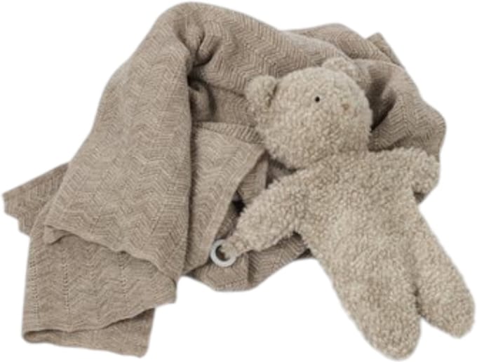 Smallstuff Knuffeldoekje - Bouclé Merino Wool - Nature
