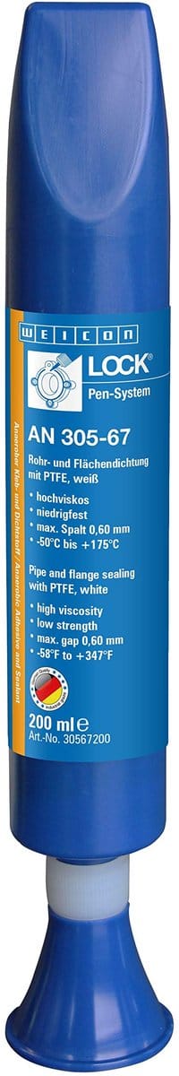 WEICONLOCK AN 305-67 – 200 ml Buis- en Vlakafdichting – PTFE