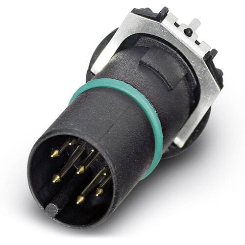 Phoenix Contact 1557581 Sensor/actuator inbouwconnector M12 Aantal polen (sensoren): 8 Stekker, inbouw 60 stuk(s)