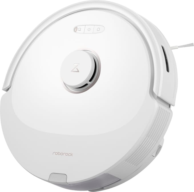 Roborock Q8 Max - Robotstofzuiger - Wit - Borstel Dubbele reinigingskracht - Tech Obstakel Vermijden