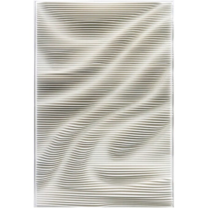 PTMD Wandpaneel Aleishia - 80x9x120 cm - MDF - Wit