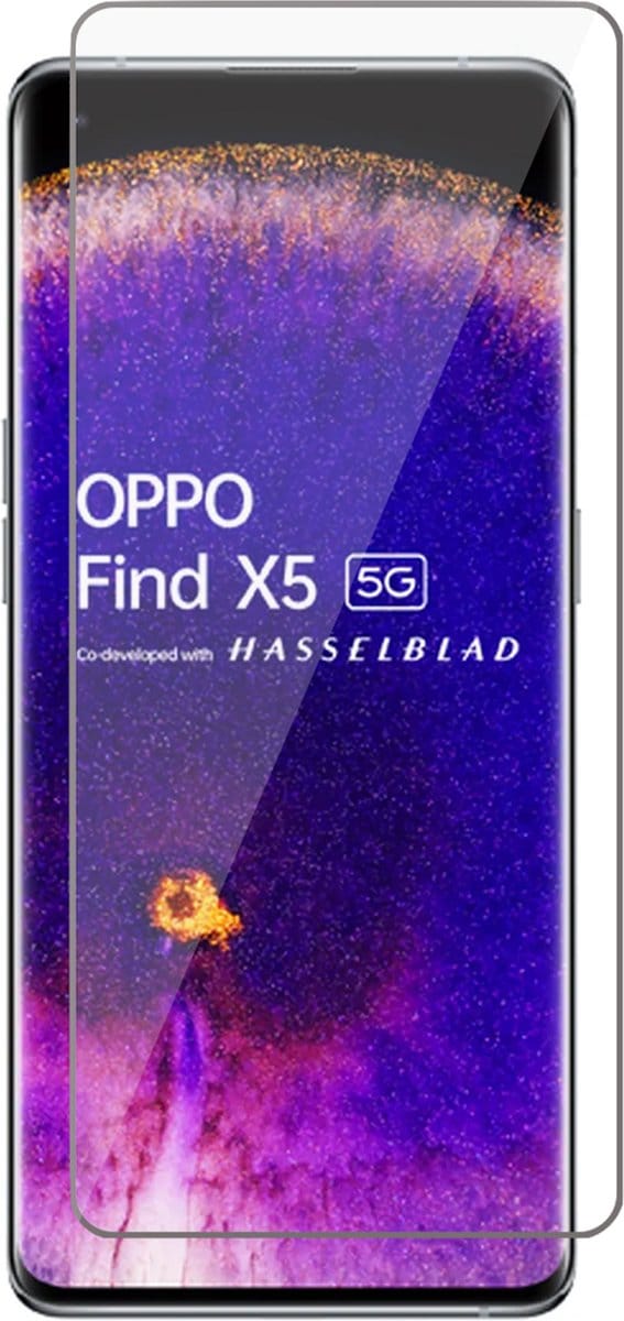 Screenprotector geschikt voor Oppo Find X5 - Glas Screen Protector