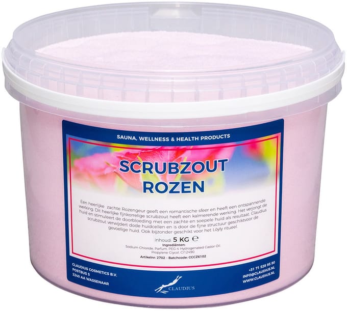 Scrubzout Rozen 5 KG - Hydraterende Lichaamsscrub
