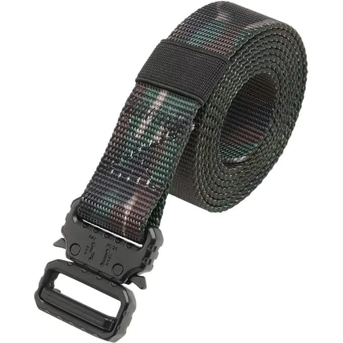 Brandit - Tactical Canvas riem - One size - Groen