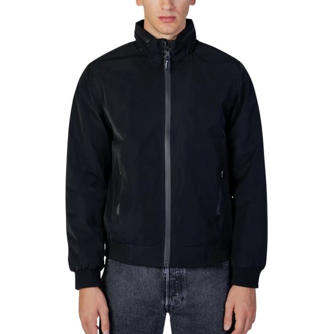Aquascutum Actieve Stads Zwarte Jas