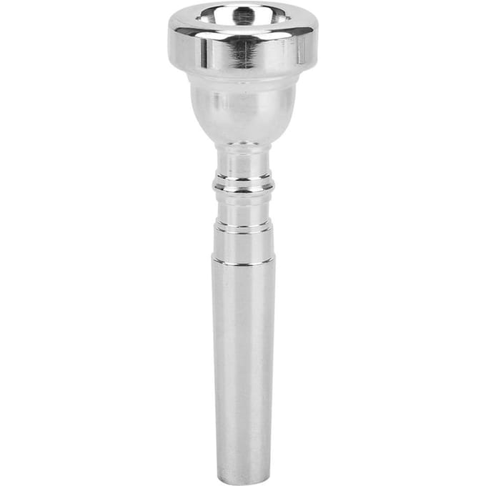 Trompet Mondstuk Zilver Arbeidsbesparend Beginner Muziekinstrument Accessoires 7C(Zilver ) white