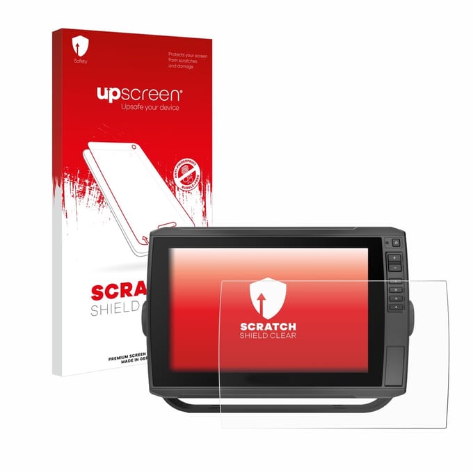 upscreen - Screenprotector voor Garmin ECHOMAP Ultra 102sv - Folie Beschermfolie transparant