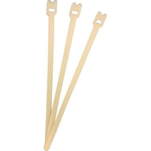 FASTECH® Klittenband kabelbinder Om te bundelen Haak- en lusdeel Wit 100 stuk(s)