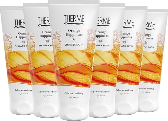 6 * Therme Orange Happiness Shower Satin 200ml