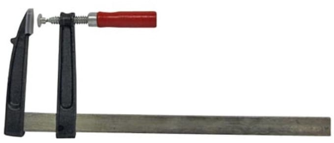 Toolland Spanklem, 300 x 80 mm, 515 g, ergonomisch handvat, rood