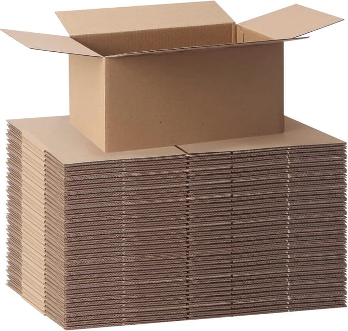 Verzenddozen 8x6x4 - 40 Packs Kartonnen Dozen voor Verpakking en Verzending