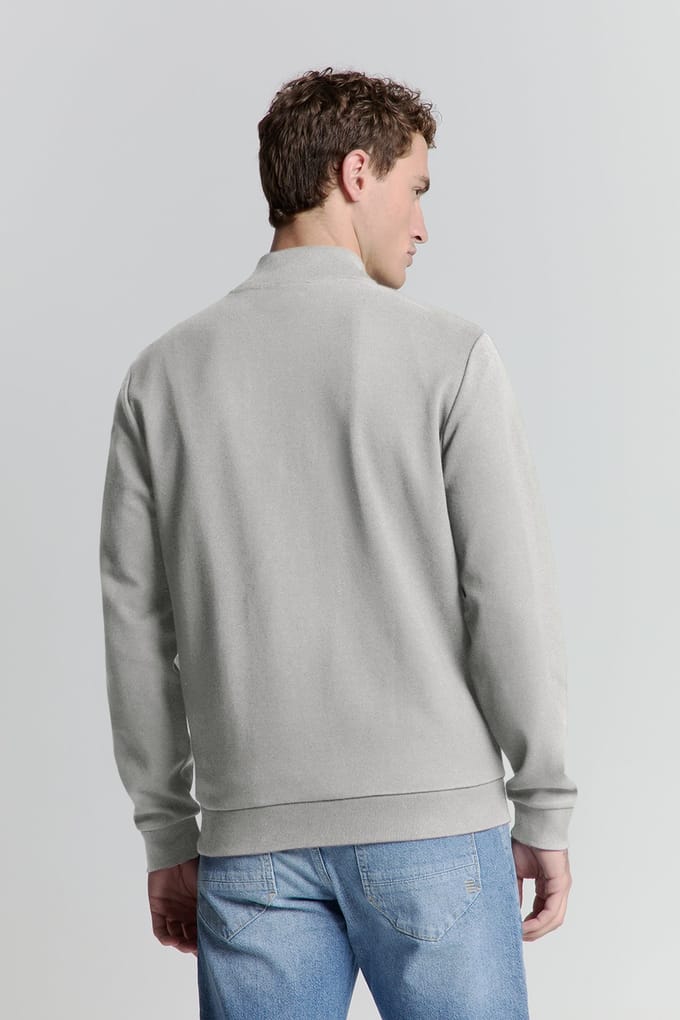 Sweater met volledige ritssluiting