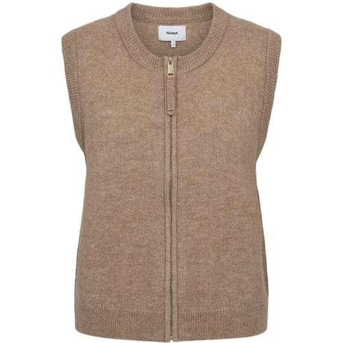 Gilet Nümph 707122 Nufuette Zip Vest Silver Mink