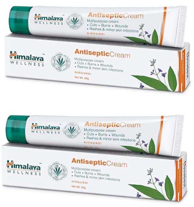 2 Pack - Himalaya Herbals Antiseptic Cream 20g