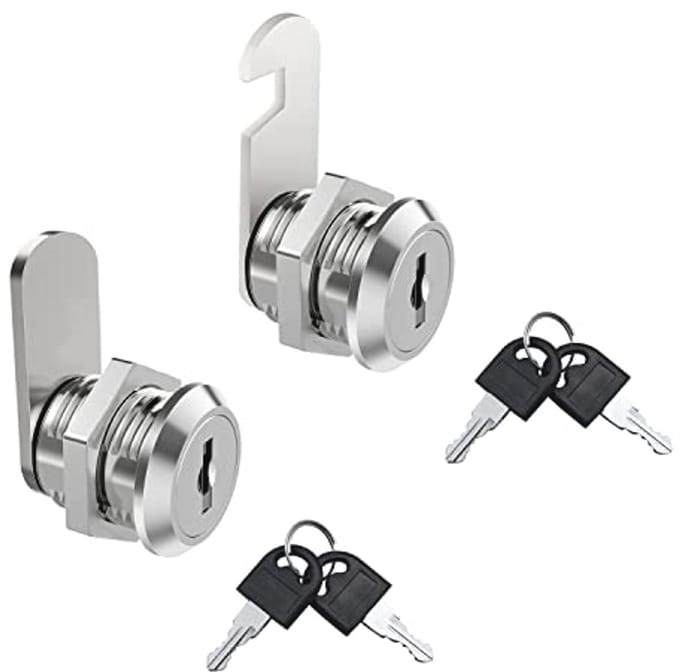 Beveiligingsbrievenbus Sloten - Set van 2 - 16mm Zinklegering