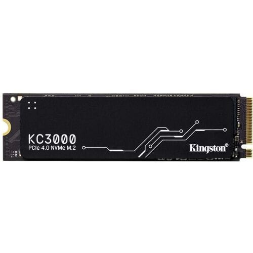 Kingston KC3000 1 TB M.2 SSD harde schijf PCIe NVMe 4.0 x4 SKC3000S/1024G